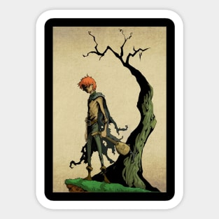 Kvothe Guitarist Name Of The Wind Sticker